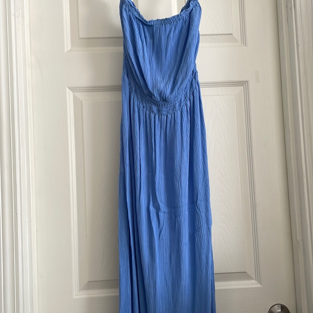 Blue strapless forever 21 dress